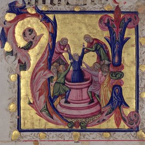 Initiale historiée 