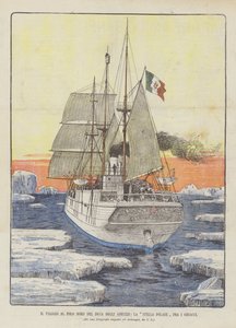 Le voyage au pôle Nord du duc des Abruzzes, La Stella Polare parmi les glaces