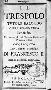 Il trespolo tutore balordo partition pour l