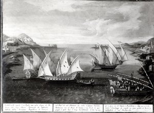 Incident au large de Patras entre le capitaine vénitien Ivanovich da Dabrota et le pirate turc Barberousse, 17 avril 1751