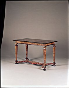 Table incrustée, Rome, vers 1730