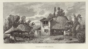 Italie - Cottages dans la vallée de la rivière Brenta