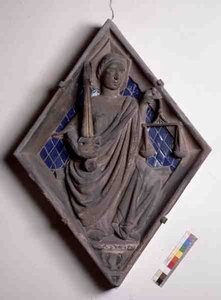 Justice, carreau en relief du Campanile
