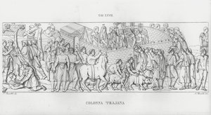 La Colonne Trajane - Italian School