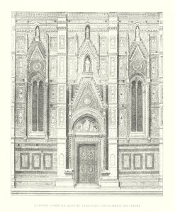 La Porte Canoniale, Côté du Campanile, Sainte-Marie-des-Fleurs - Italian School