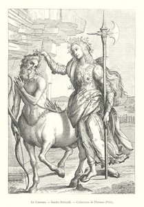 Le Centaure, Sandro Botticelli, Collections de Florence, Pitti - Italian School