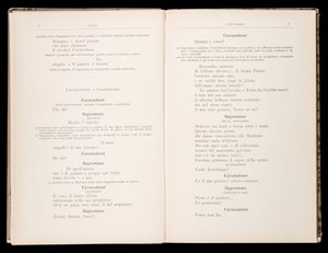Libretto della Tosca par Giacomo Puccini, Edition Ricordi, Italie