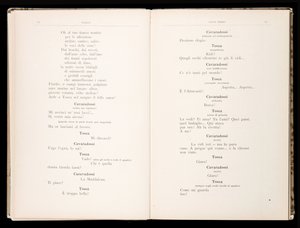 Libretto della Tosca par Giacomo Puccini, Edition Ricordi, Italie