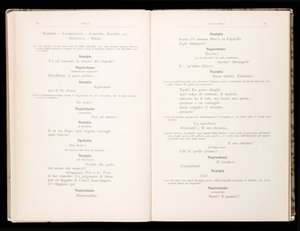 Libretto della Tosca par Giacomo Puccini, Edition Ricordi, Italie