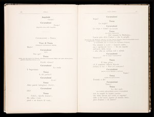 Libretto della Tosca par Giacomo Puccini, Édition Ricordi, Italie - Italian School