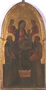 Madone et Enfant avec des Saints
