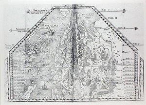 Carte de la Scandinavie, d