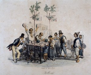 Vendeur de melons, Italie