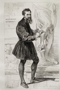 Michelangelo Buonarroti Sculpteur - Italian School