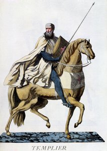 Chevalier Templier monté en tenue de combat, 1783