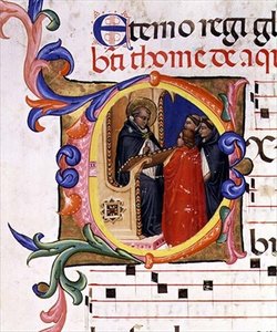 Ms 559 f.285v Initiale historiée 