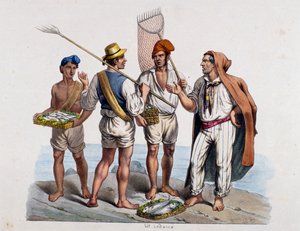 Pêcheurs napolitains, Italie