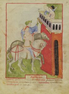 Équitation, du Tacuinum Sanitatis, c.1390-1400 - Italian School