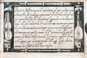 Page tirée de Breve e facile maniera di esercitarsi par Giovanni Luca Conforti - Italian School