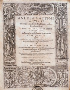 Page tirée de Principi omnibus belli par Andrea Matteo Acquaviva