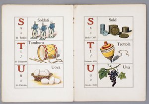 Pages de Per il Mondo piccino ABC figurato (Pour le monde des enfants, ABC illustré) - Italian School