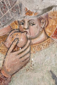 Vierge particulière allaitant l