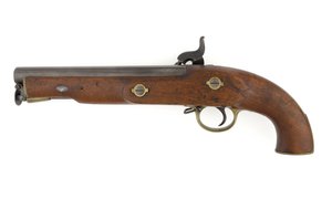 Pistolet à percussion modèle 1842 de 0,753 pouce