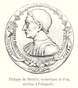 Philippe de Medicis, archevêque de Pise, attribué à Pollajuolo
