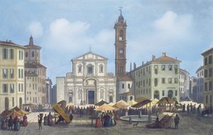 Piazza Santo Stefano de Vues de Milan et de ses Environs