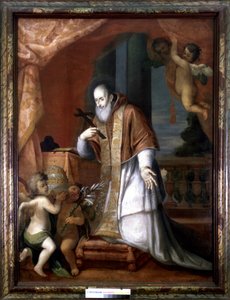 Pie V (1504 - 1572). Peinture anonyme d