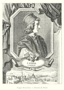 Poggio Bracciolini, Portrait de Picart - Italian School