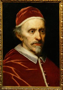 Le pape Innocent XI, né Benedetto Odescalchi ... (peinture sur toile) - Italian School