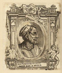 Portrait de Baldassare Tommaso Peruzzi, architecte et peintre italien, né près de Sienne - Italian School