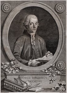 Portrait de Giordano (Jordan) Riccati (1709-1790) physicien, mathématicien et théoricien de la musique - Italian School