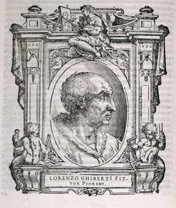 Portrait de Lorenzo Ghiberti (1378-1455) de Vies des artistes de Vasari, première publication 1550 - Italian School