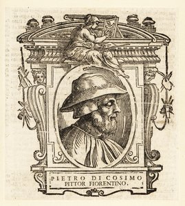 Portrait de Piero di Cosimo également connu sous le nom de Piero di Lorenzo, peintre italien de la Renaissance de Florence - Italian School