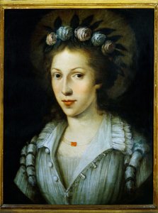 Portrait de Sainte Marie Madeleine de Pazzi - Italian School