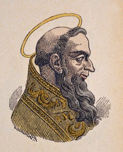 Portrait du Pape Célestin Ier (Celestine, Celestino ou Caelestinus I) (422-432)