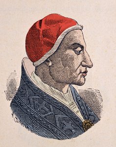 Portrait du Pape Félix IV (526-530) - Italian School