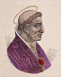 Portrait du pape Grégoire III (Gregorio ou Gregorius) (731-741)