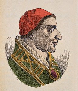 Portrait du pape Jean III (Giovanni ou Ioannes) (561-574)
