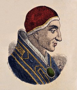 Portrait du pape Jean XV - Italian School