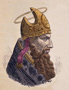 Portrait du Pape Marc (335-336) - Italian School