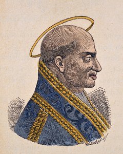 Portrait du pape Zéphyrin (Zephyrinus ou Zefirino ou Zefferino) (199-217)