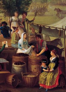 Marchand de pommes de terre et de châtaignes