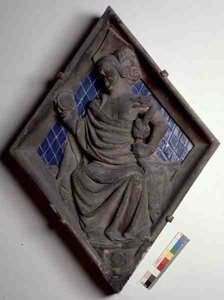 Prudence, carreau en relief du Campanile