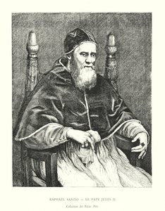 Raphael Sanzio, Le Pape Jules II, collection du Palais Pitti - Italian School