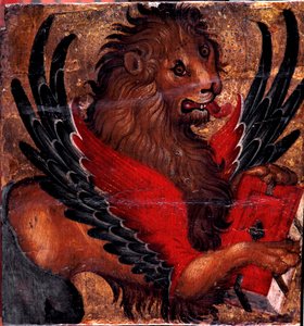 Représentation du Lion de Saint Marc