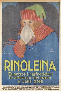 Rinolein (colour litho) - Italian School