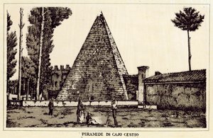 Rome : Pyramide de Cajo Cestio